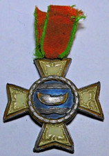 LIFE SAVING MEDAL METAL ENAMEL WARDOWN LAKE LUTON BEDFORDSHIRE INTEREST 1948