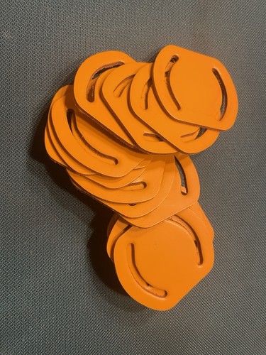 Yellow leather woggles - woggles,