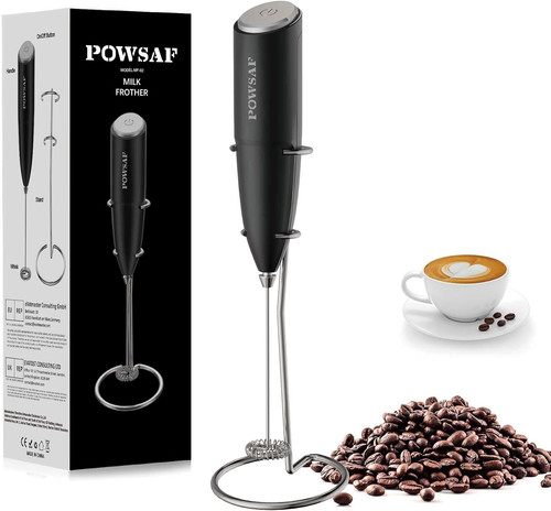 Milk frother handheld - handheld, for