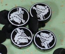 4 Crocs Replacement Buttons