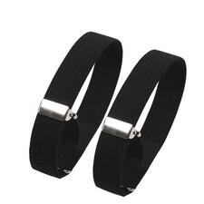 Men’s Shirt Sleeve Holder Elastic Adjustable Anti-Slip Garter Arm Band