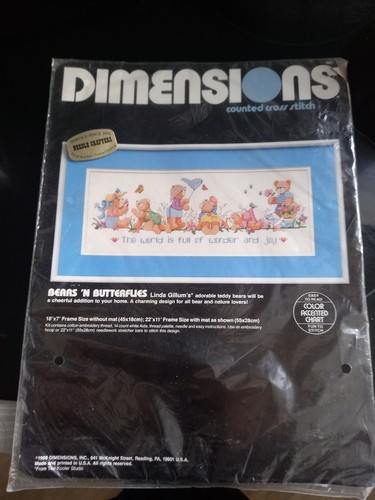 Cross stitch kit - stitch, dimensions