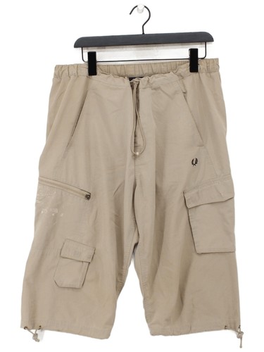 Fred perry men shorts tan - perry, l