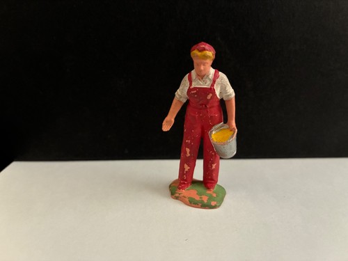 54mm britains girl with - 54mm.,