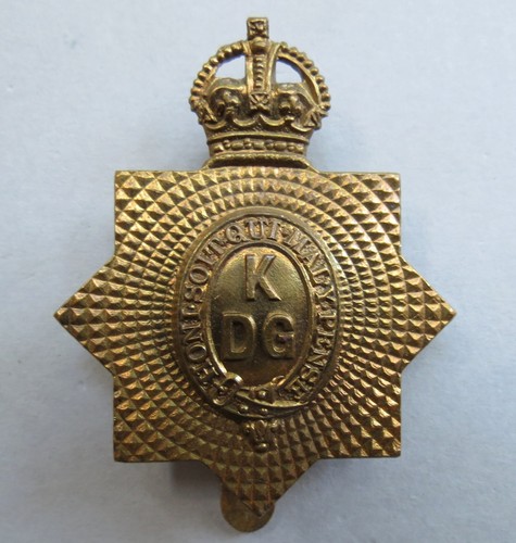 Military all brass cap badge - all,