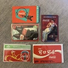 Coca Cola phone card bundle 90s vintage promotional BT telekort