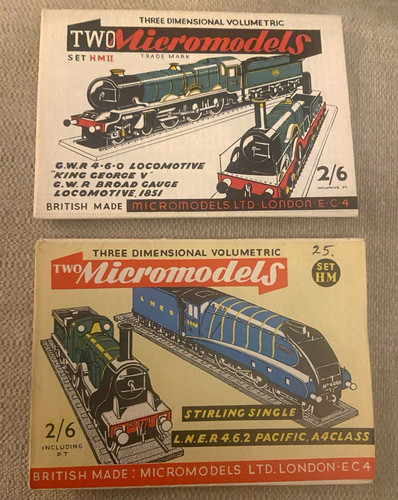 Micromodels paper railwayana - paper,