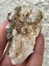 Quartz Crystals On Dolomite