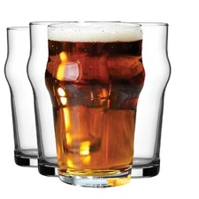 Toughened nonic pint glasses - toughened,