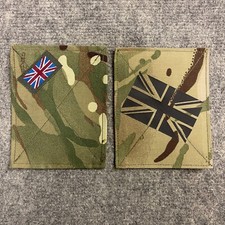 British Army Surplus MTP Sleeve Patch Panel  With Union Jack Flag Logo For Smock