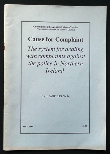1990 pamphlet cause - c.a.j., pamphlet,