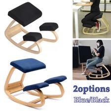 Ergonomic Kneeling Office Chair Rocking Orthopaedic Posture Stool Padded Seat UK