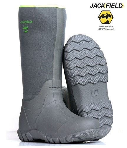 Mens neoprene mucker wellies - mens,