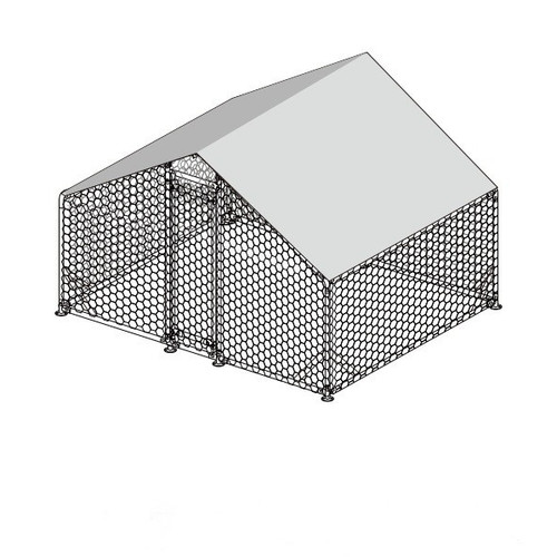 Walk chicken run 3x2x2 with - 3x2x2,