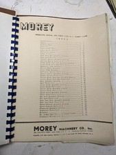 MOREY MACHINERY OPERATOR