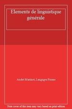 Elements de linguistique