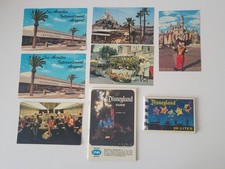 *VINTAGE 1970 DISNEYLAND HI-LITES MINI SOUVENIR BOOKLET/PARK GUIDE/  POSTCARDS*