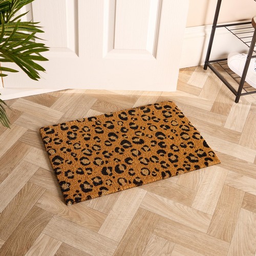 Ohs leopard print doormat - print,