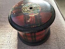 Mauchline Tartan Ware. Thread Holder. Cylindical. Tartan Unknown. 2.5x3 Inches.