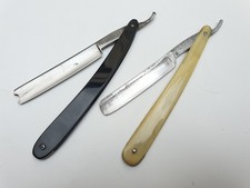 Two Straight Razors  4/8th for restoration Garantie G.Grelet 