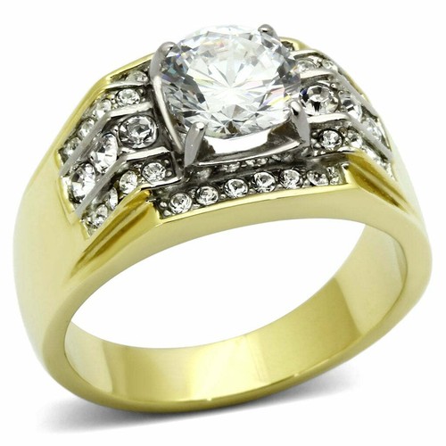 Mens gold ring - signet, pinky