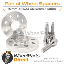 Wheel Spacers (2) & Bolts 15mm