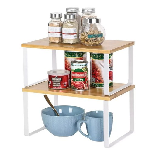 Cupboard shelf organiser - cupboard,