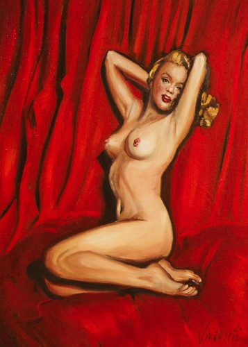 Jerry valenti framed oil - jerry,