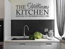 PERSONALISED Family Kitchen
