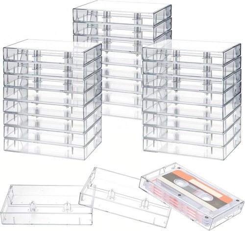Clear plastic audio - clear,
