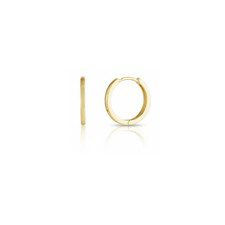 EcLian 14K Yellow Gold Hinged