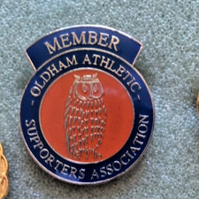 Oldham Athletic Football Club Supporters Association Member Badge