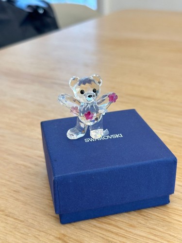 Swarovski kris bear flowers - bear,