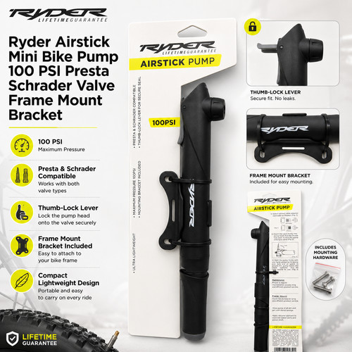 Ryder airstick mini bike - mini, pump