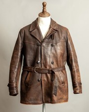 Vintage 1940s French Leather
