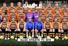 Alloa Athletic  FC  2015 Team photo