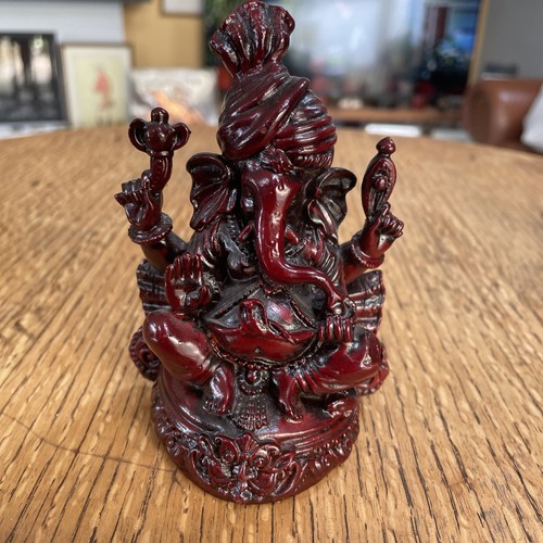 Vintage ganesha statue 12cm - statue,