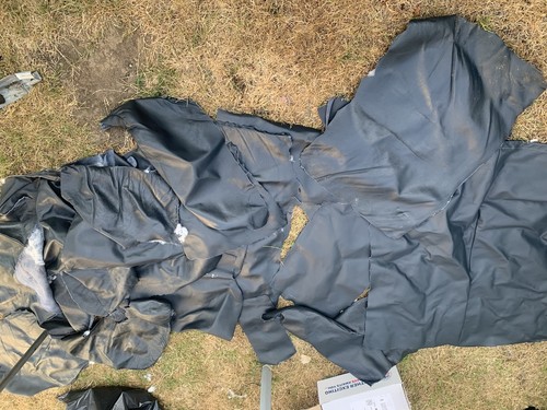 Bundle soft leather pieces - of,