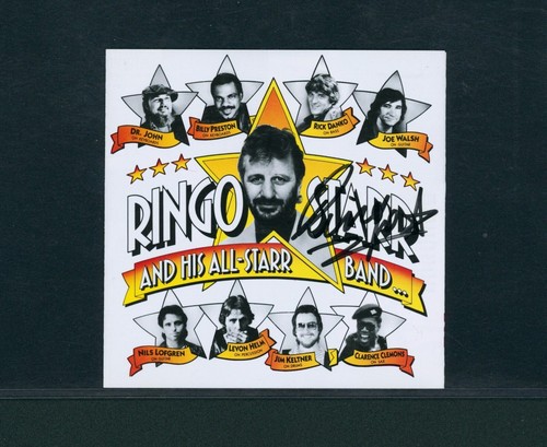 Ringo starr autographed - starr,