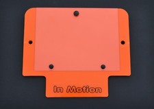 Trials Orange  Number Plate