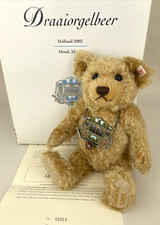 Steiff 2002 "Barrel Organ Bear" Ltd Edition - 33cm, Blond - MUSICAL - EAN:660689