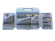 NEWSOME 60PC DRILL & DRIVER BIT SET CENTRE PUNCH PHILLIPS POZIDRIV HEX