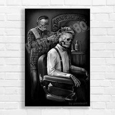 Haunting Elegance Gothic Skull