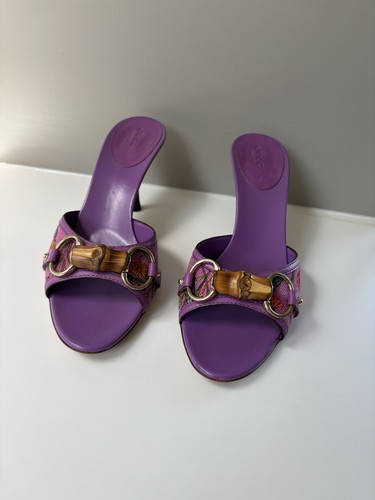 Gucci bamboo horse bit - horse, purple