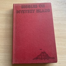 Biggles On Mystery Island by Captain W. E. Johns 1958 1st Edition Hardback Good