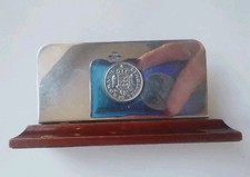 Vintage Sterling Silver Letter Rack R5M