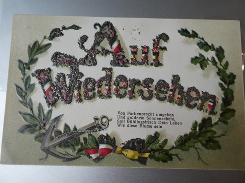 Vintage german auf wiedersehen - german,