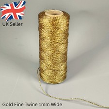 Gold Twine Christmas Gift Wrap