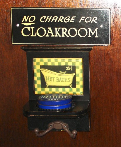 Vintage hot baths - hot, 25¢