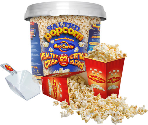 Mac corns salted popcorn - salted, ~
